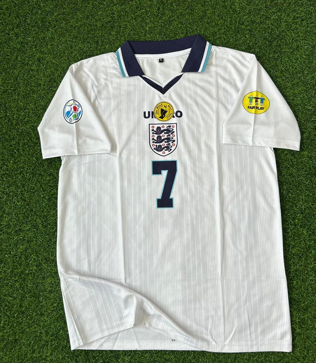 ENGLAND 1996 HOME KIT, HALFSLEEVE POLO SUBLIMATION