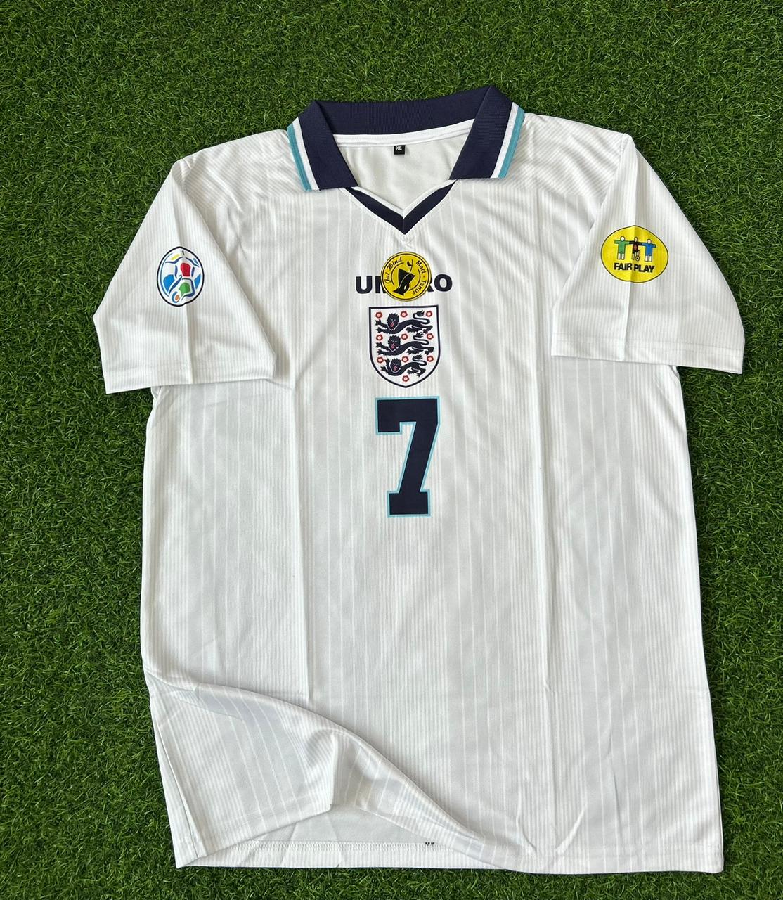ENGLAND 1996 HOME KIT, HALFSLEEVE POLO SUBLIMATION
