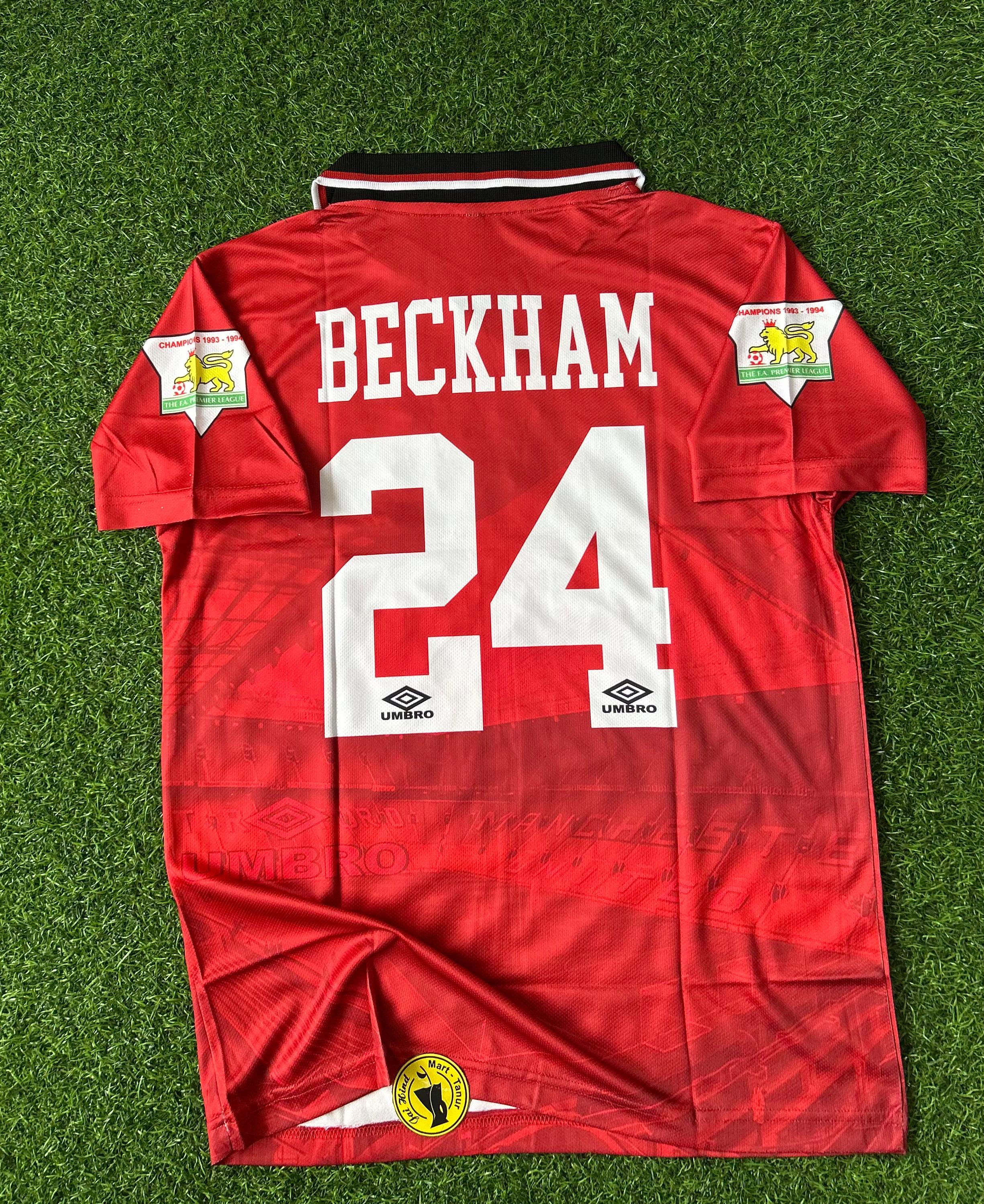 MAN UNITED 1992-94 HOME KIT, HALFSLEEVE POLO SUBLIMATION