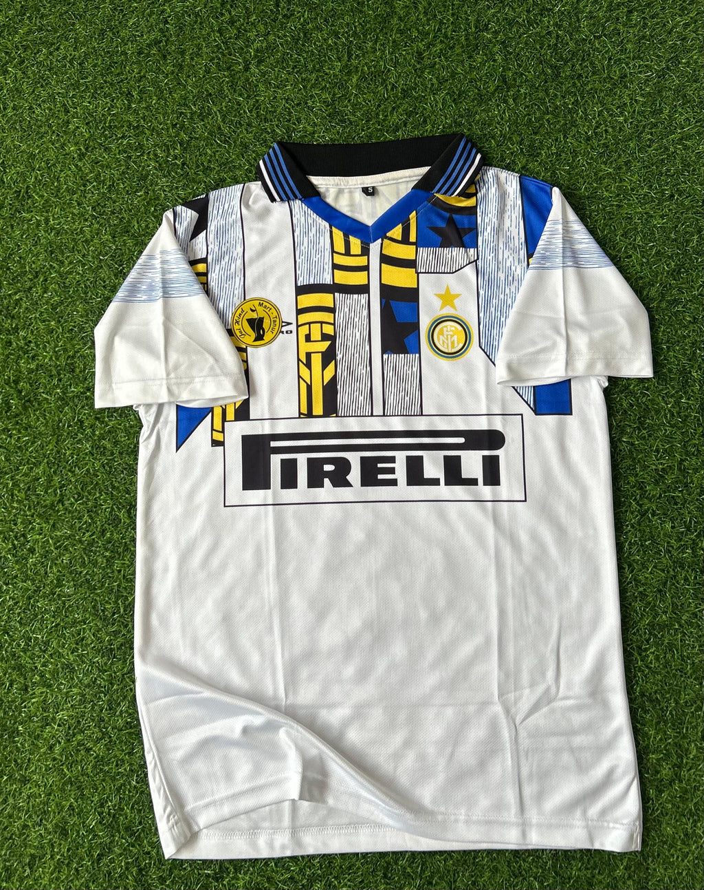 REAL MADRID 1995-96 AWAY KIT, HALFSLEEVE POLO SUBLIMATION