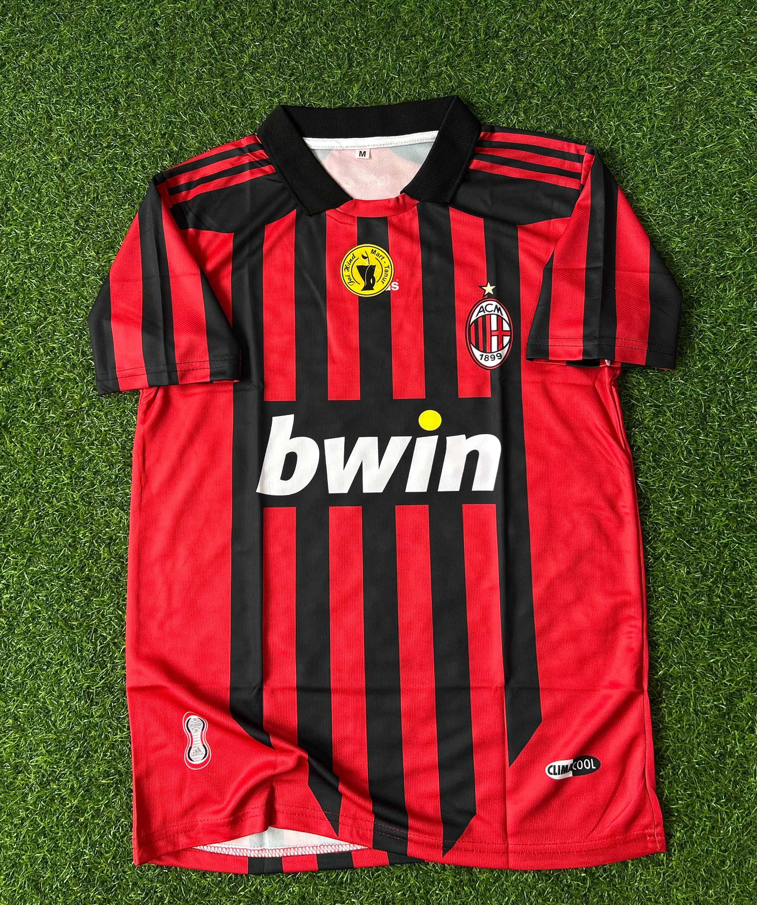 AC MILAN 2006-07 HOME KIT, HALFSLEEVE POLO SUBLIMATION
