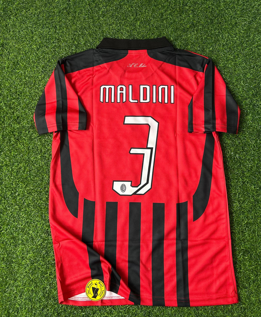 AC MILAN 2006-07 HOME KIT, HALFSLEEVE POLO SUBLIMATION