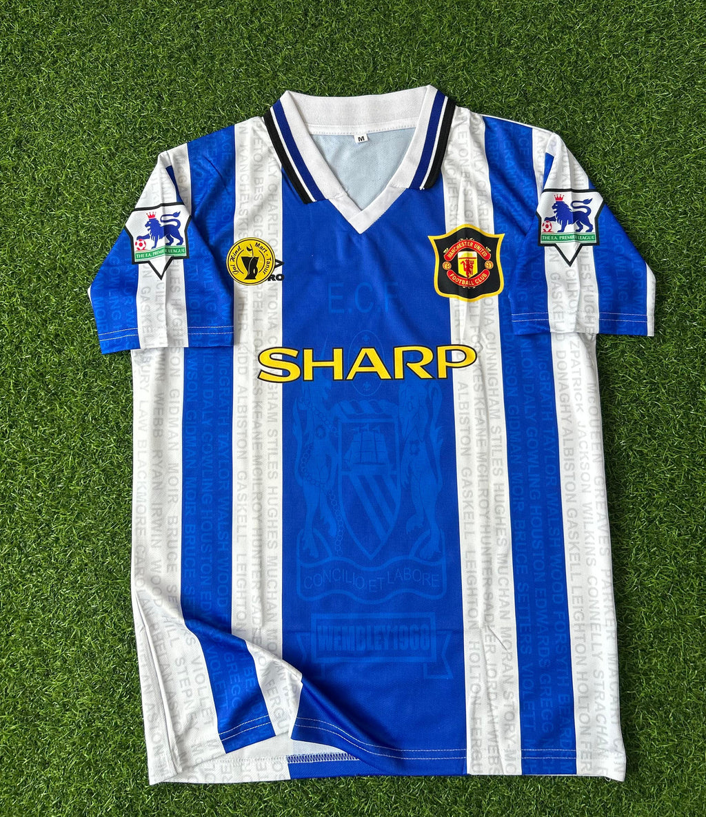 MAN UNITED 1994-95 AWAY KIT, HALFSLEEVE POLO SUBLIMATION