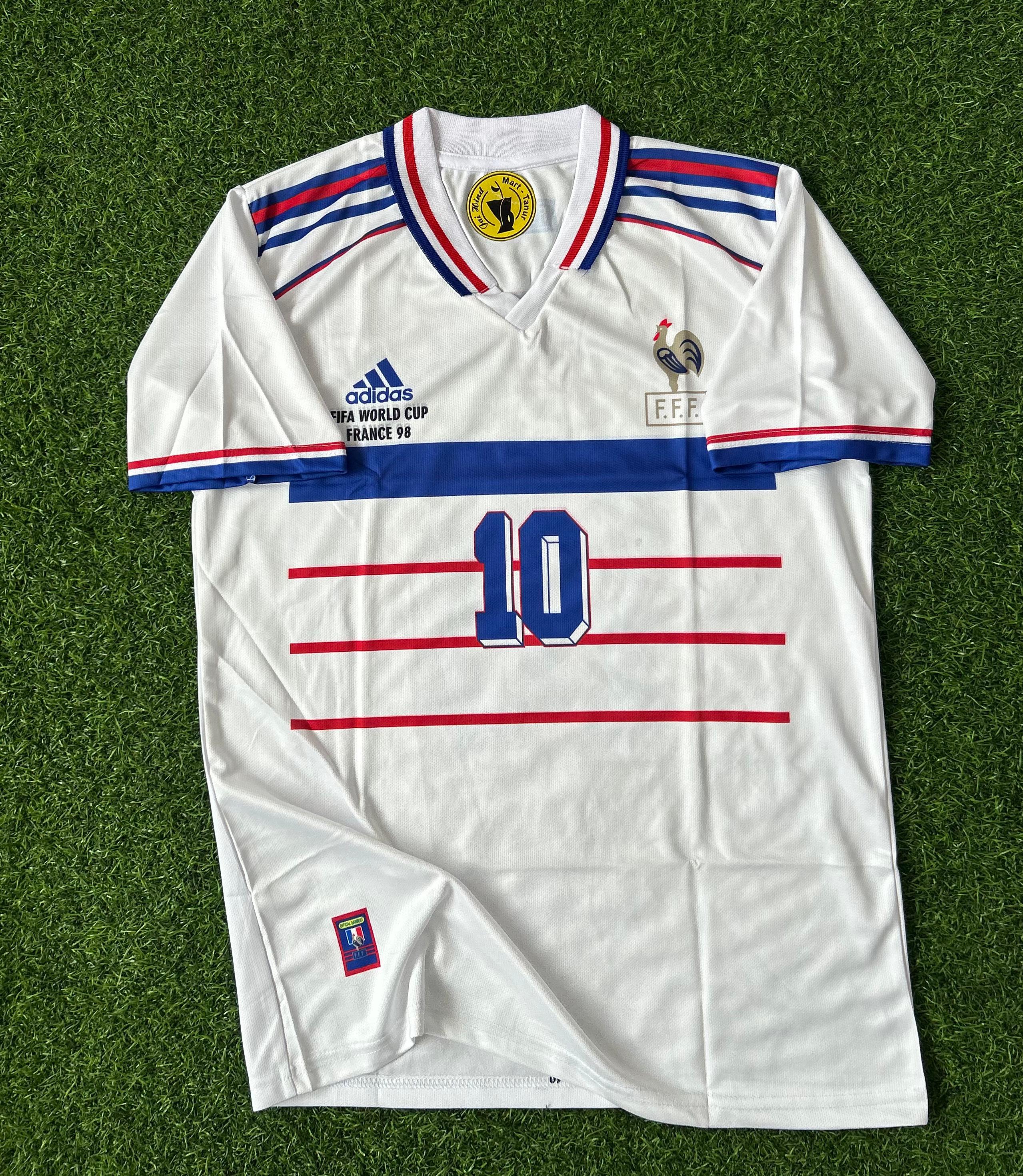 FRANCE 1998 WORLD CUP AWAY KIT, HALFSLEEVE POLO SUBLIMATION
