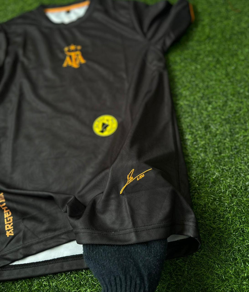ARGENTINA BARBITOS BLACK KIT, HALFSLEEVE EMBROIDERY