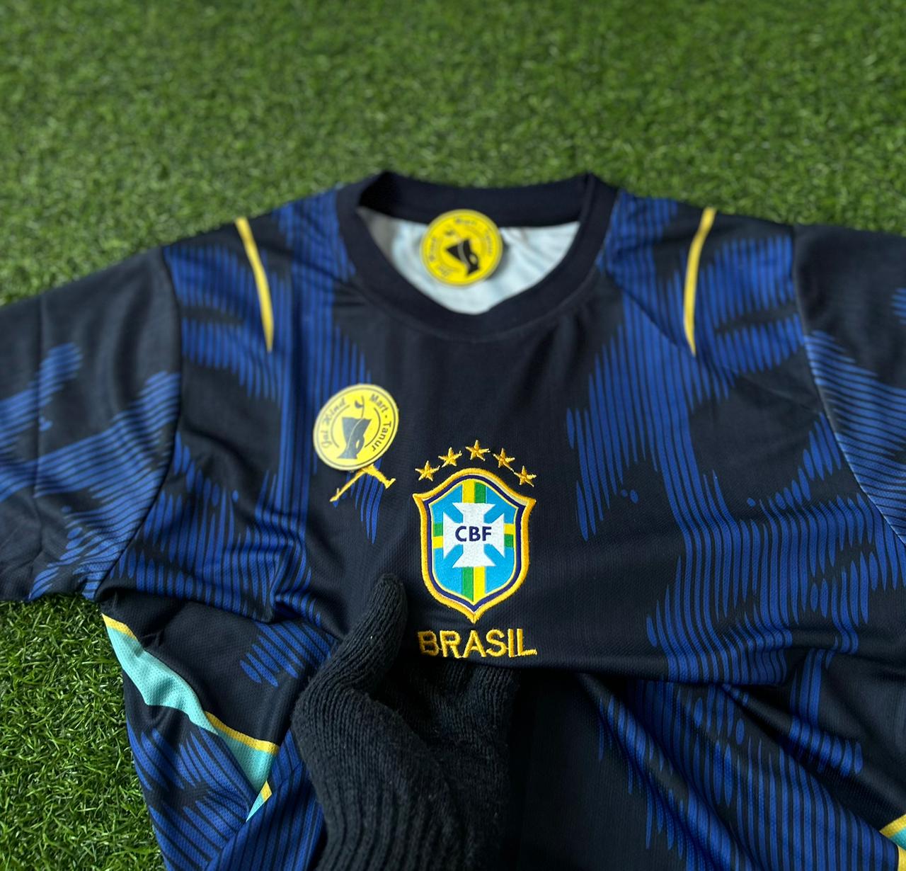 BRAZIL 2026 WORLD CUP AWAY KIT, HALF SLEEVE EMBROIDERY – JAIHIND
