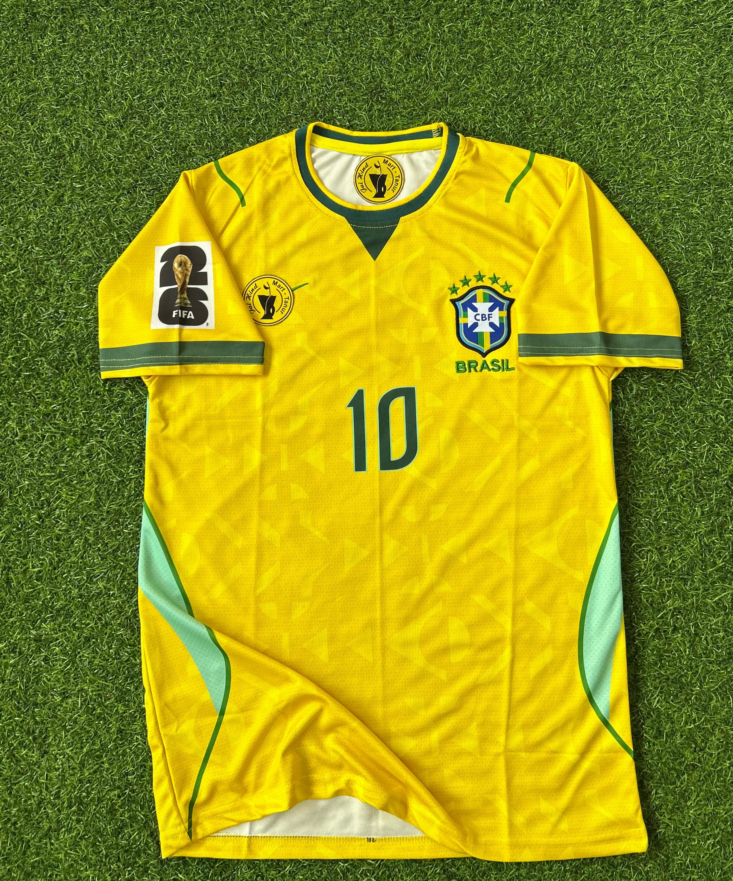 BRAZIL 2026 WORLD CUP HOME KIT, HALF SLEEVE EMBROIDERY