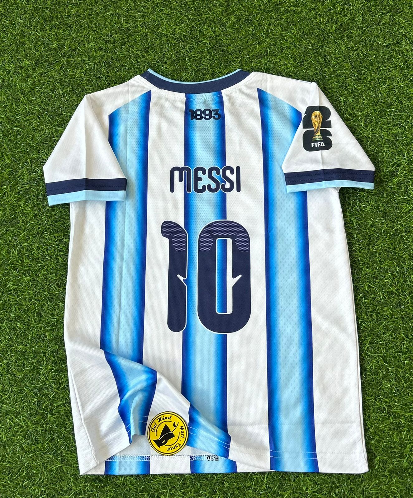 ARGENTINA 2026 WORLD CUP HOME KIT, HALF SLEEVE SUBLIMATION (KID SIZE)