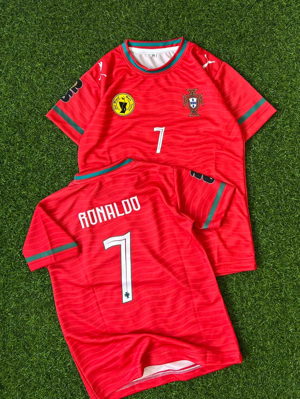 PORTUGAL 2026 WORLD CUP HOME KIT, HALF SLEEVE SUBLIMATION (KID SIZE)