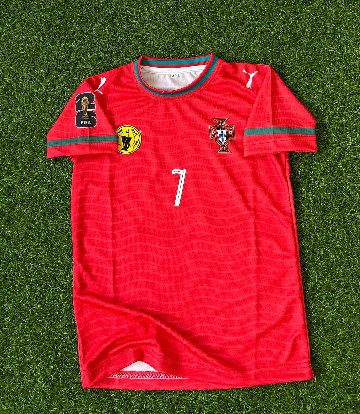 PORTUGAL 2026 WORLD CUP HOME KIT, HALF SLEEVE SUBLIMATION (KID SIZE)