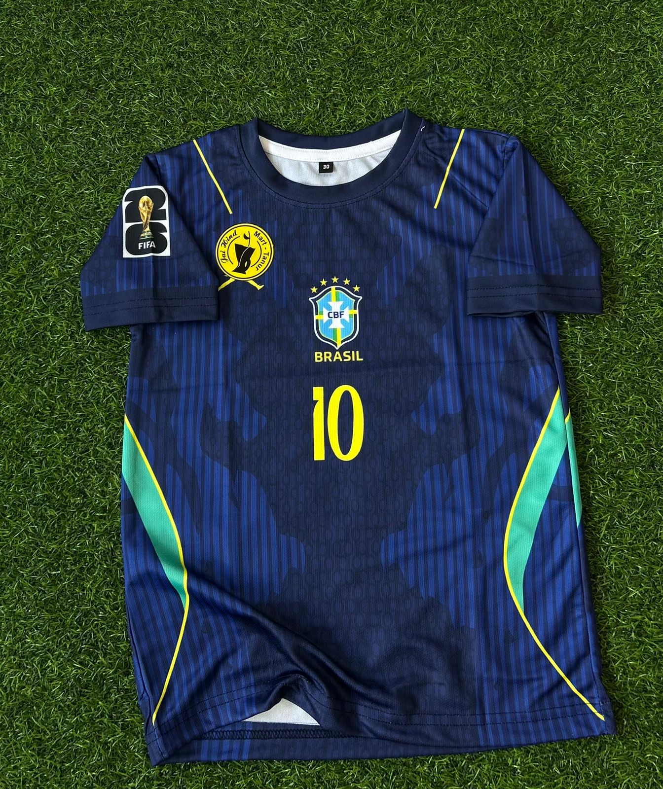 BRAZIL 2026 WORLD CUP AWAY KIT, HALF SLEEVE SUBLIMATION (KID SIZE