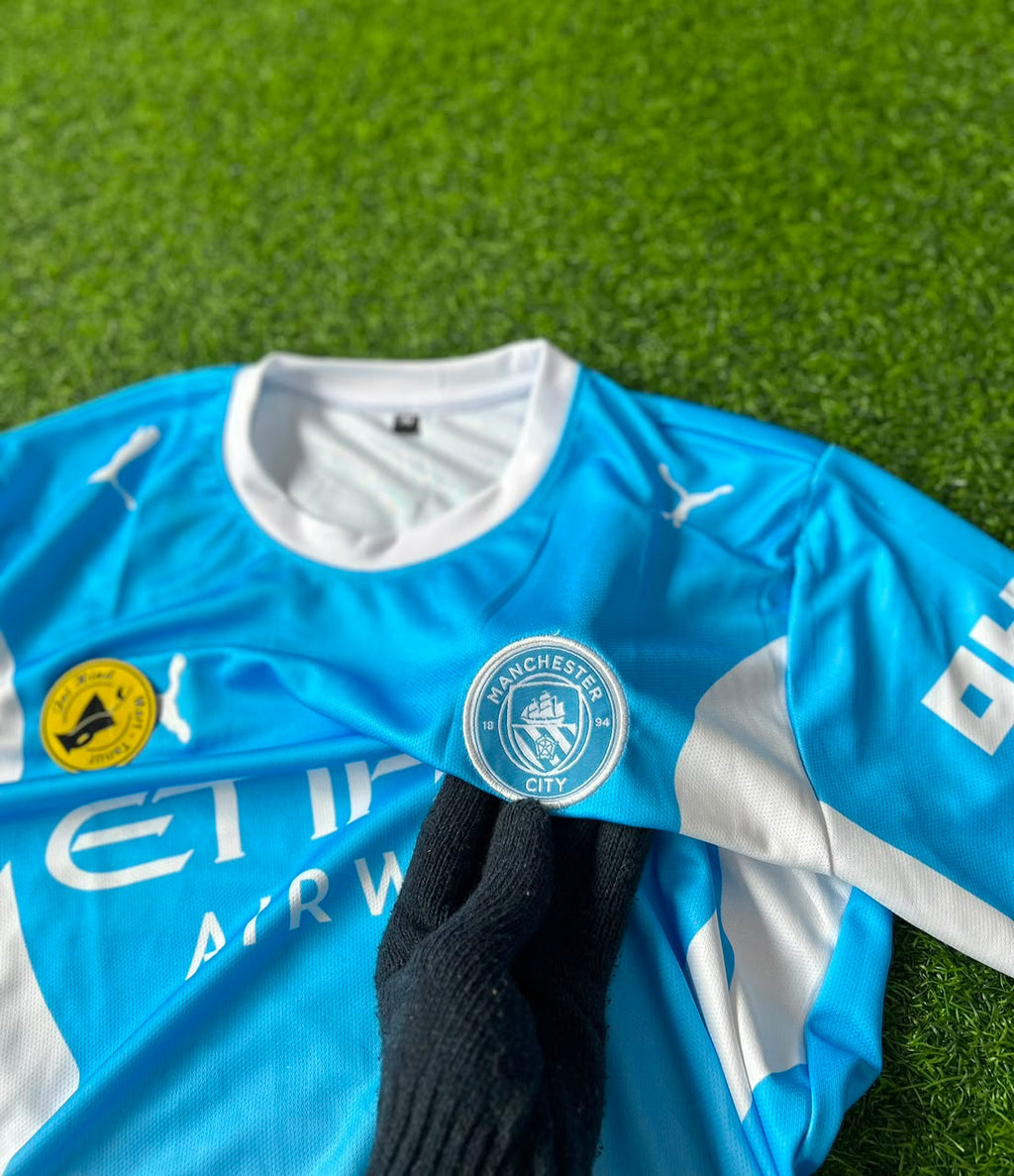 MAN CITY 2026-27 SEASON HOME KIT, HALFSLEEVE EMBROIDERY