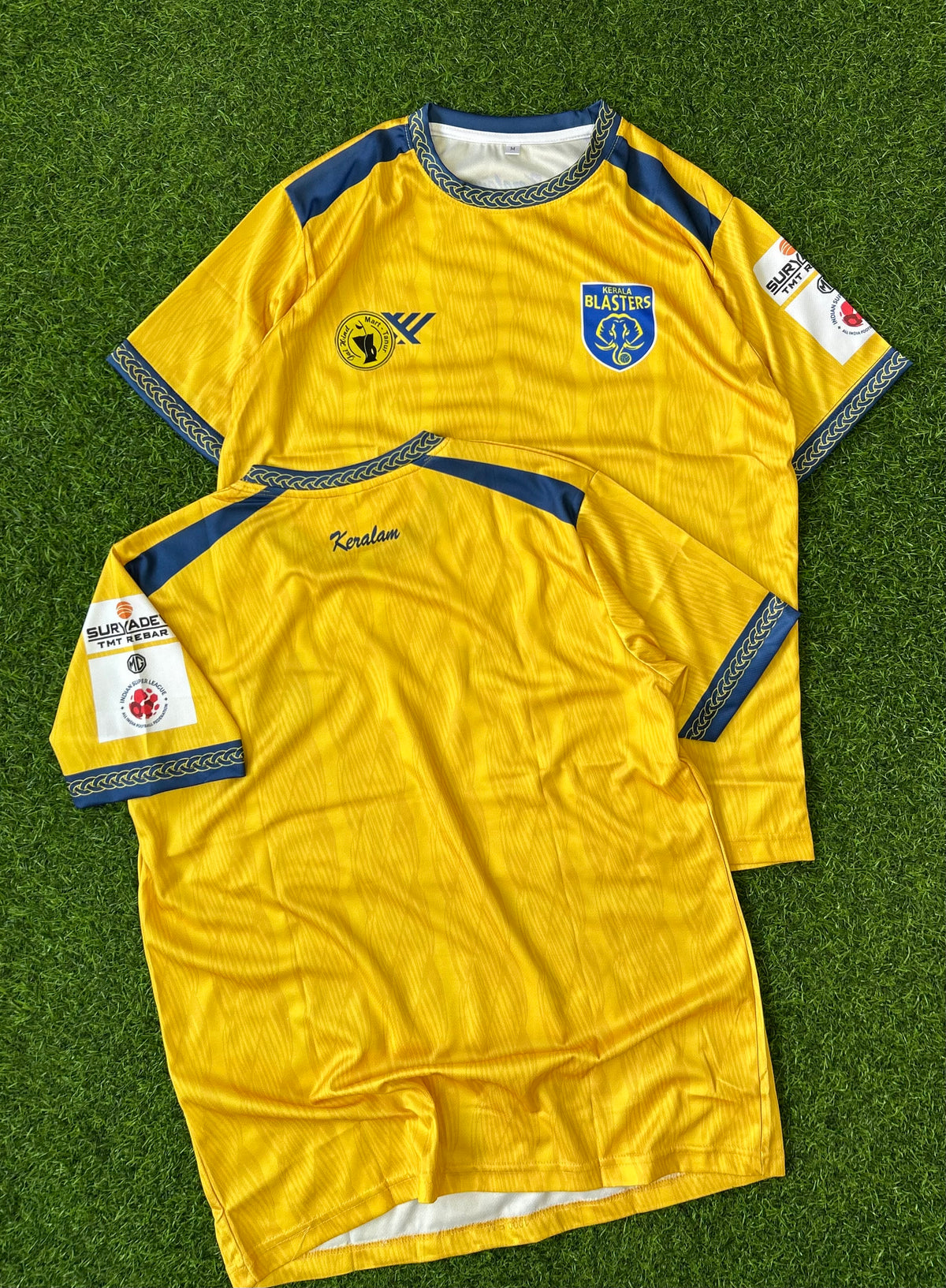 KERALA BLASTERS 2026-27 SEASON HOME JERSEY, HALF SLEEVE SUBLIMATION
