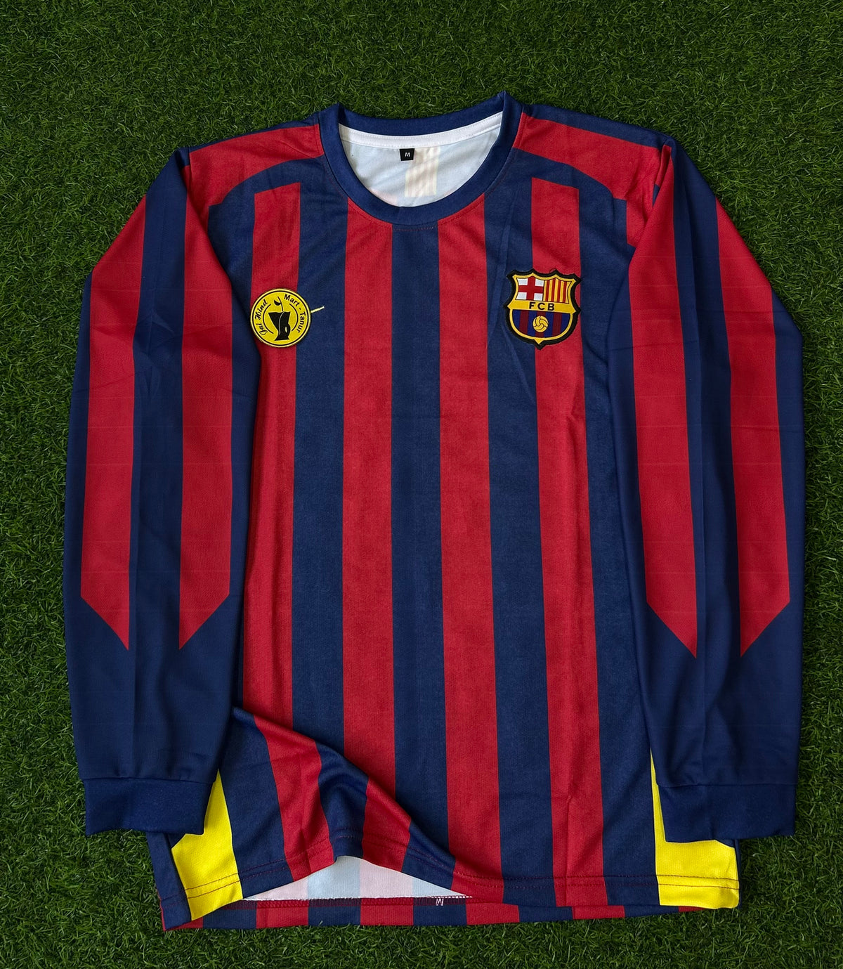 BARCELONA 2005-06 HOME JERSEY, FULL SLEEVE EMBROIDERY