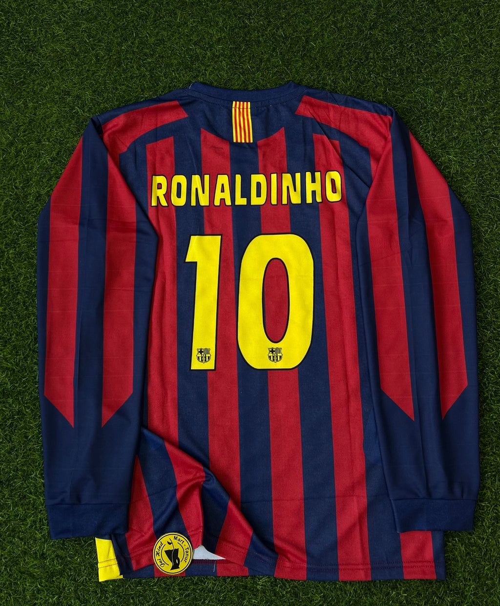 BARCELONA 2005-06 HOME JERSEY, FULL SLEEVE EMBROIDERY