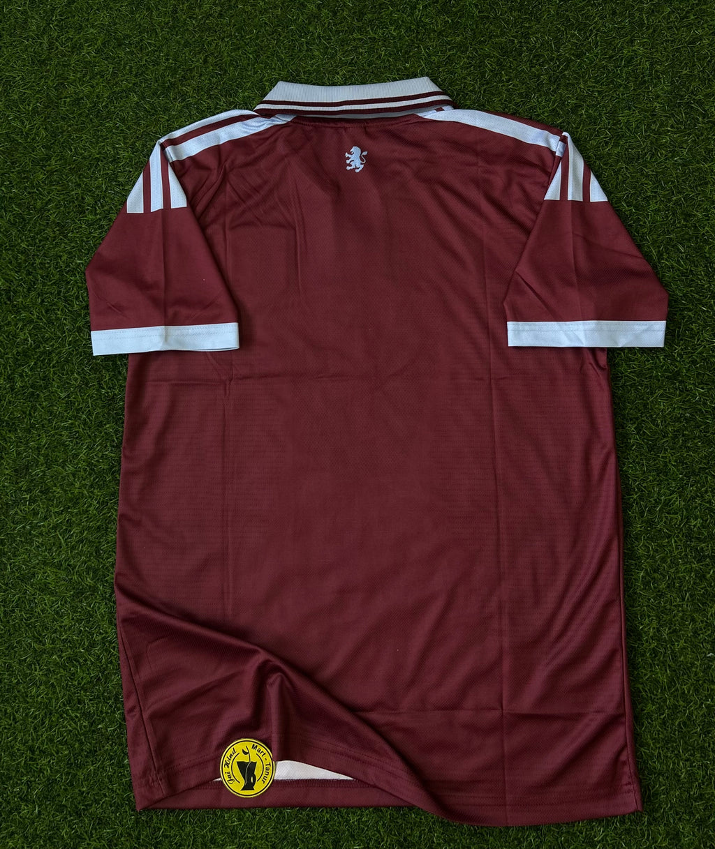 ASTON VILLA 2026-27 SEASON HOME JERSEY, HALF SLEEVE  POLO  EMBROIDERY