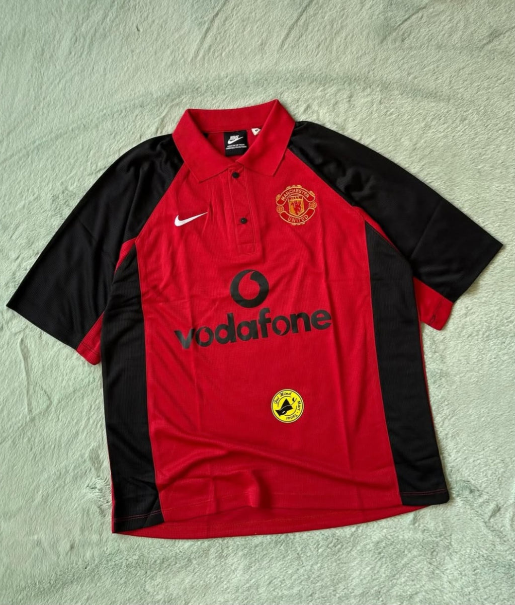 PREMIUM FIVE SLEEVE T SHIRT, MAN UNITED , FIVESLEEVE POLO EMBROIDERY