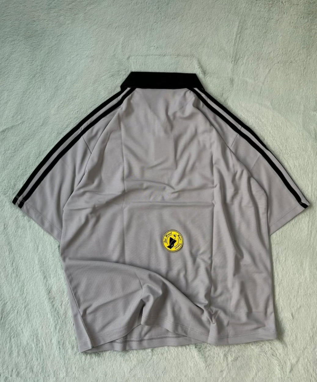 PRIMIUM FIVESLEEVE T-SHIRT. POLO EMBROIDERY,REAL MADRID LOGO