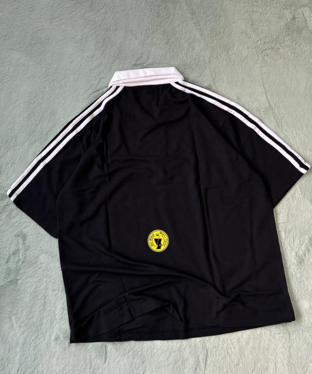 PRIMIUM FIVESLEEVE T-SHIRT. POLO EMBROIDERY,REAL MADRID LOGO