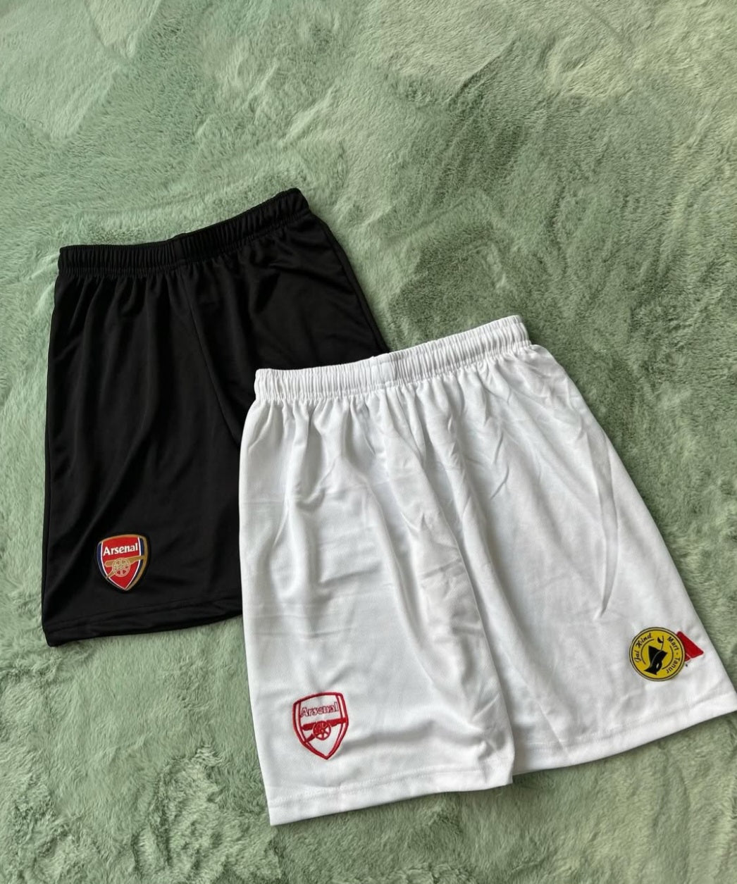 ARSENAL SHORTS, DOTKNIT EMBROIDERY