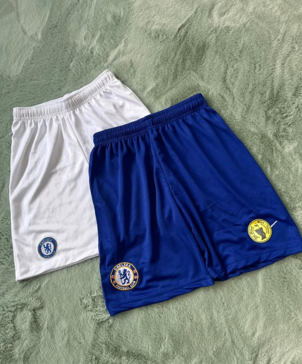 CHELSEA SHORTS, DOTKNIT EMBROIDERY