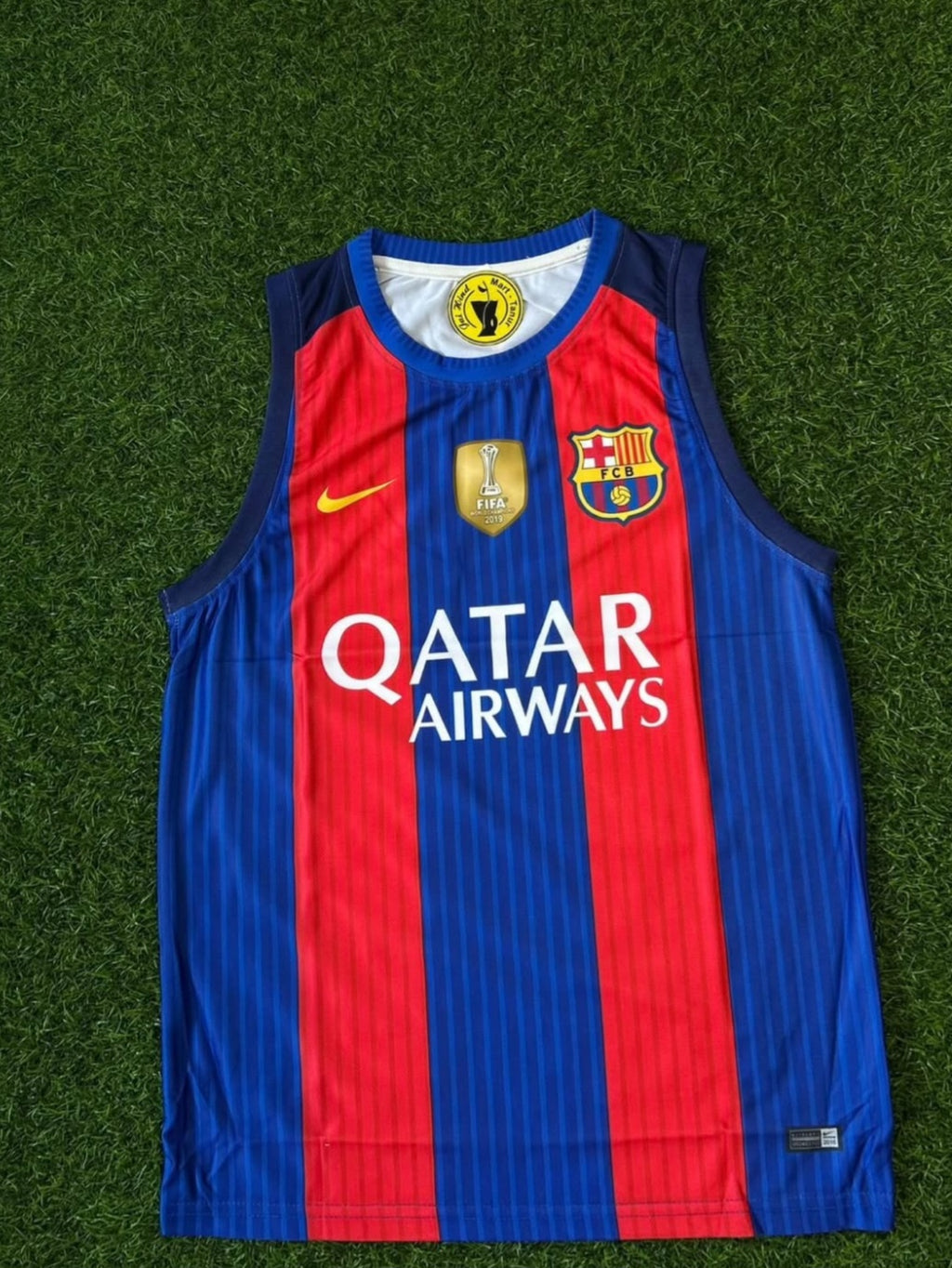 BARCELONA RETRO SLEEVLESS KIT(MESSI) FULLSUBLIMATION
