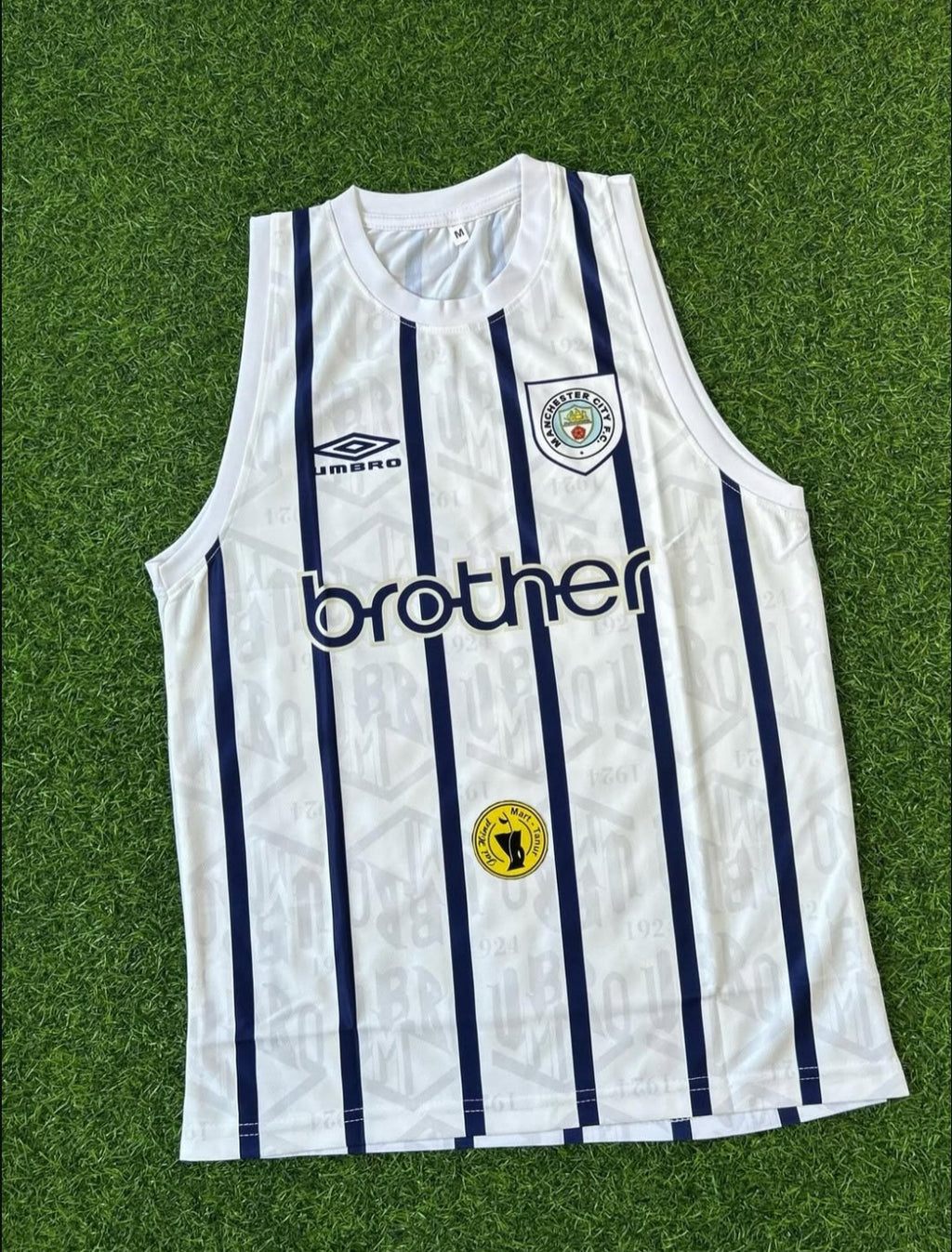 MAN CITY RETRO SLEEVLESS KIT(ROSLER) FULLSUBLIMATION