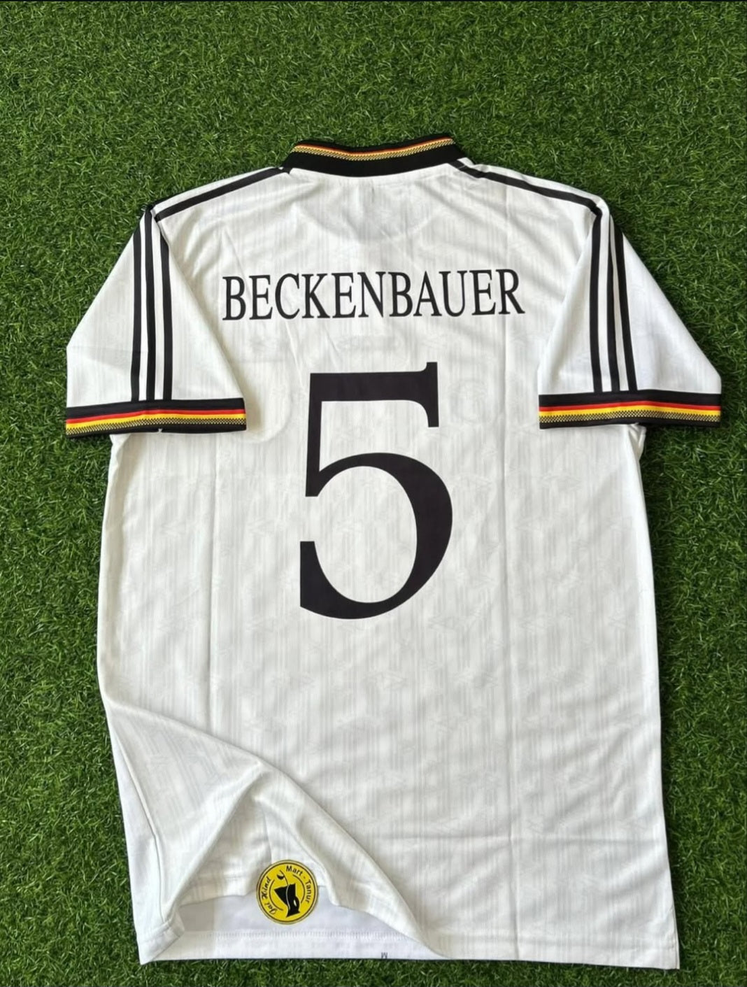 GERMANY 1996 EURO HOME KIT, HALFSLEEVE EMBROIDERY