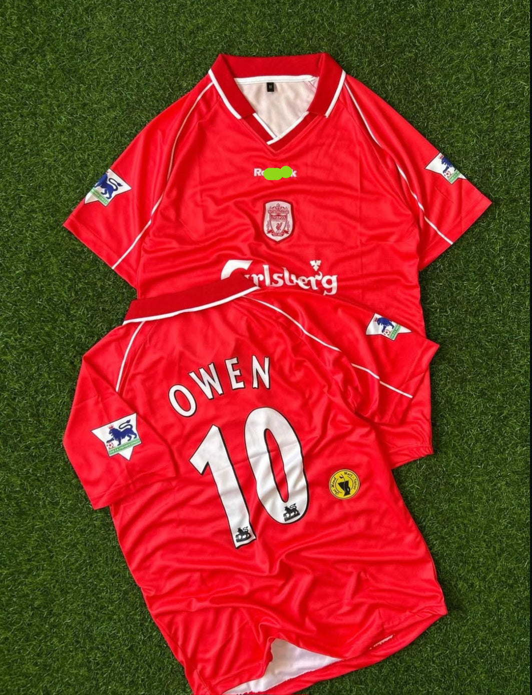 LIVERPOOL 2000-02 SEASON HOME KIT , HALFSLEEVE POLO EMBROIDERY