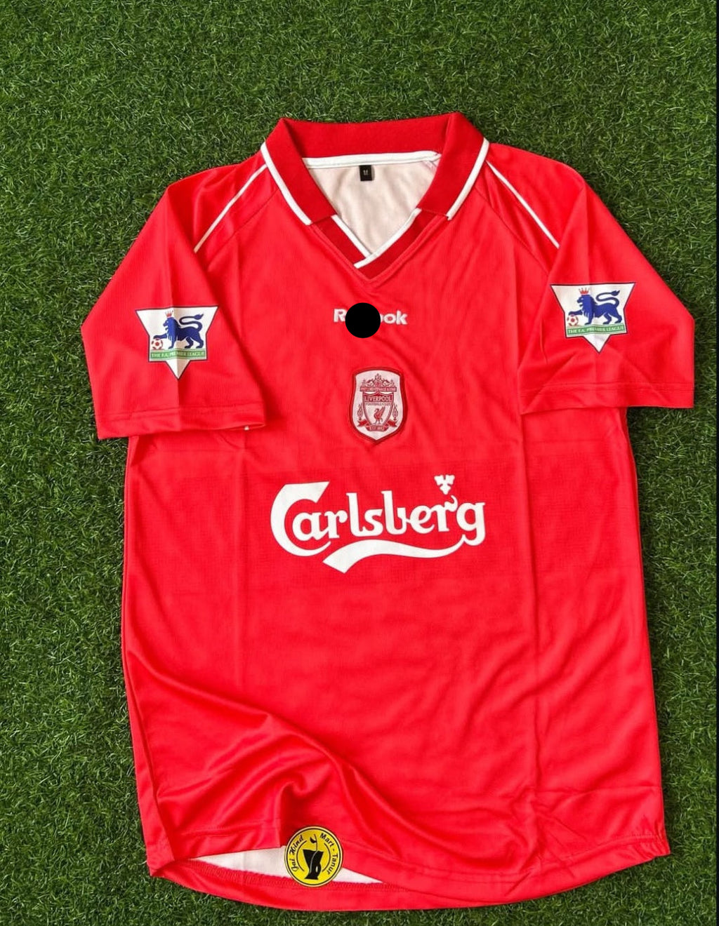 LIVERPOOL 2000-02 SEASON HOME KIT , HALFSLEEVE POLO EMBROIDERY