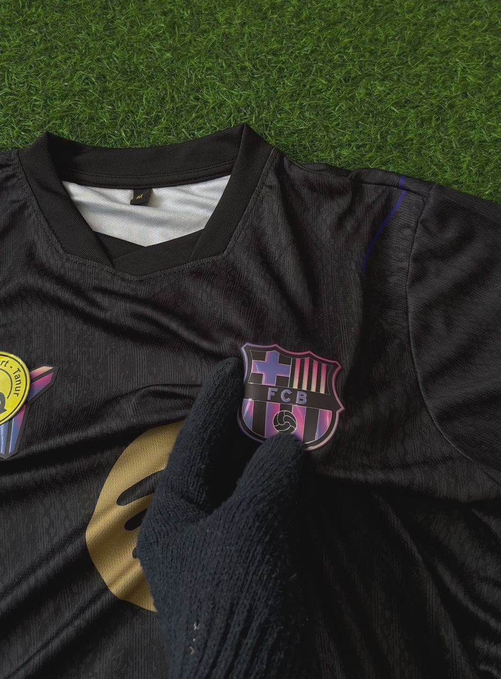 BARCELONA 2026-27 SEASON AWAY JERSEY, HALF SLEEVE, 3D SILICONE HEAT PRESS LOGO